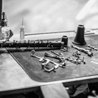 Clarinette en Mib suite à un retamponnage