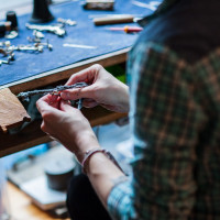 Nettoyage d'une clé de clarinette