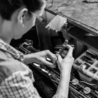 Réglage d'un saxophone ténor