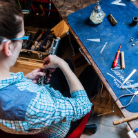 Remontage d'une clarinette en Mib suite à un retamponnage