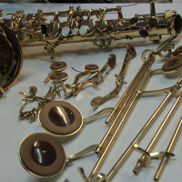 Retamponnage d'un saxophone alto YAMAHA